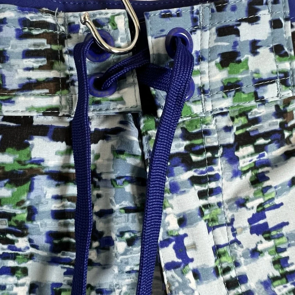 Prana Catalyst Board Shorts Men 33 Blue 4-Way Stretch Side Stash Pocket UPF 50+